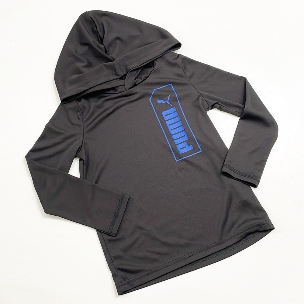 Puma toddler/little boys black hoodie